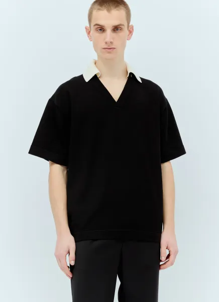 Knit Polo Shirt