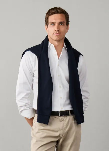 Hackett Tailored Fit Travel Solid Shirt