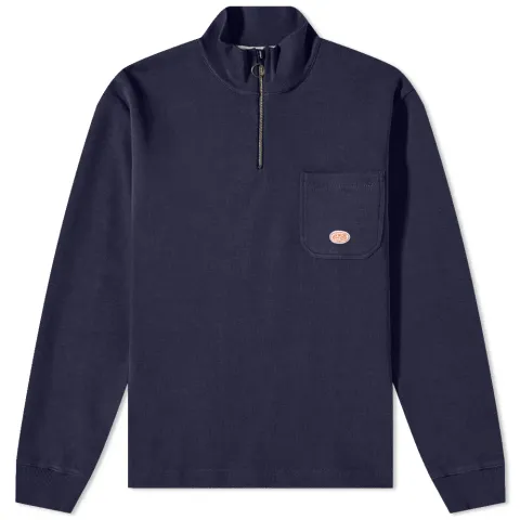 Half Zip Pocket Sweat