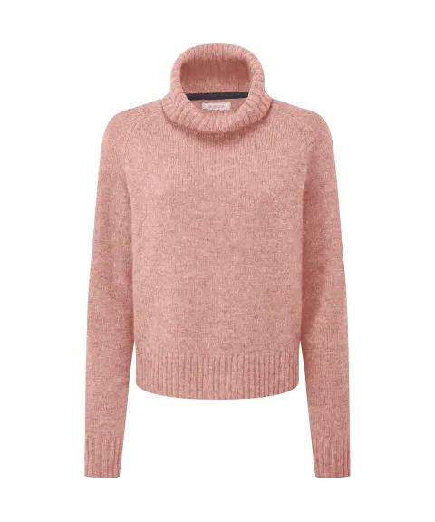Schöffel Country Sutton Roll Neck Jumper - Dusky Pink