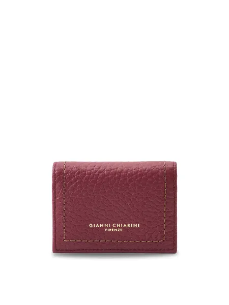 Bubble Leather Card Holder