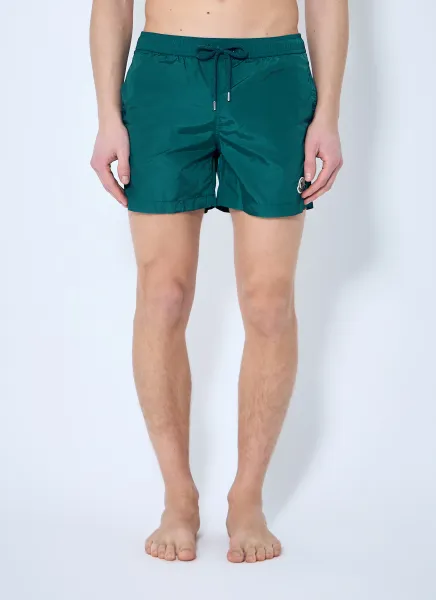 Logo Patch Swim Shorts