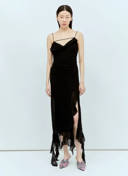 Ruffle Strap Dress