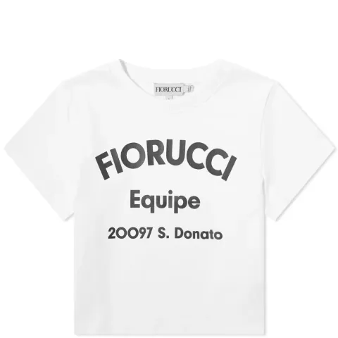 Shrunken Equipe Velour T-Shirt
