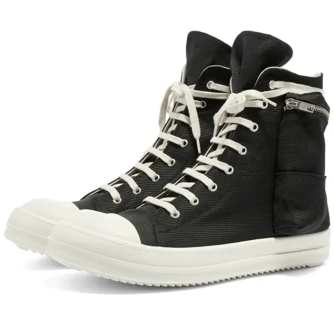 DRKSHDW Cargo Sneaks Cotton Twill Hi Top Sneaker
