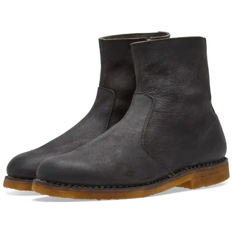 22 Waxed Suede Ankle Boot