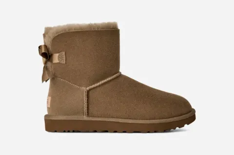 Mini Bailey Bow II for Women, Shearling/Polyester/Leather
