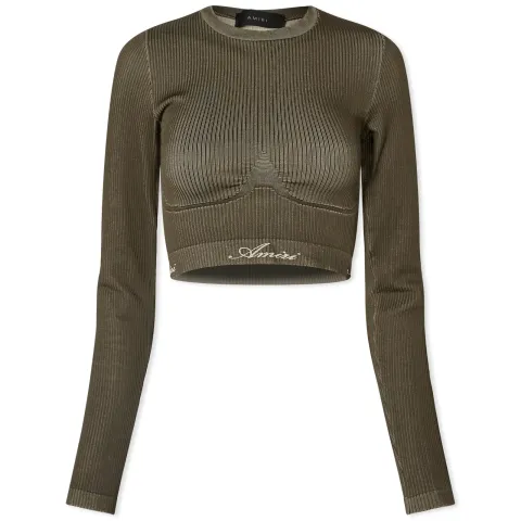Ribbed Seamless Long Sleeve Top