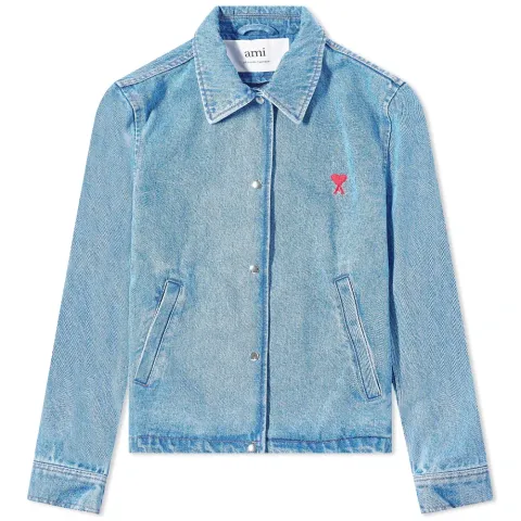 AMI Denim Coach Jacket