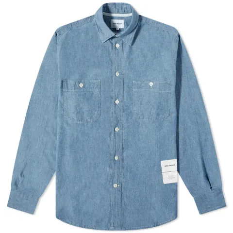 Silas Chambray Tab Series Pocket Shirt