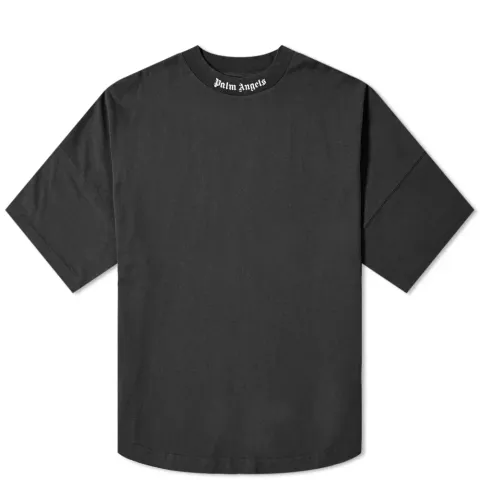 Logo Mock Neck Logo Tee