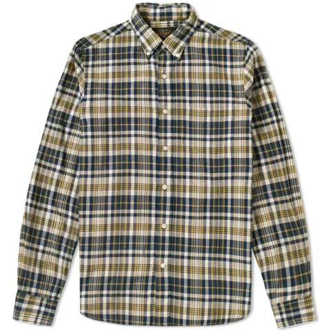 Button Down Madras Shirt
