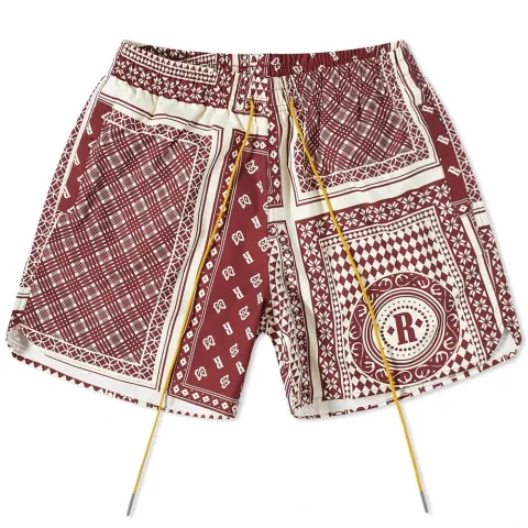 Card Print Swim Shorts
