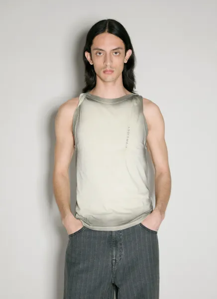 Twisted Shoulder Tank Top