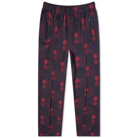 Poly Jacquard Patterned Track Pant