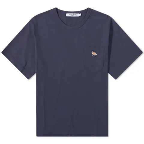 Navy Fox Patch Classic T-Shirt
