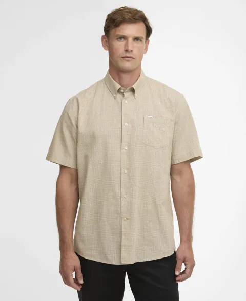 Fleming Linen Blend Regular Short-Sleeved Shirt