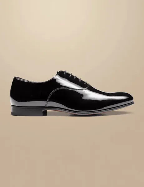 Charles Tyrwhitt Patent Leather Oxford Shoes Black