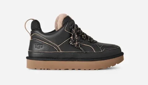 Lowmel Contrast Trainer, Polyester/Leather/Wool