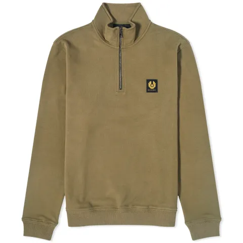 Patch Quarter Zip Sweat