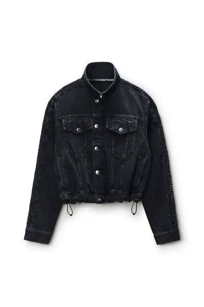 Denim Track Jacket