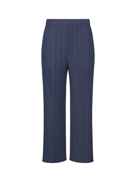 Pleats Please September Colors Trousers Navy Blue