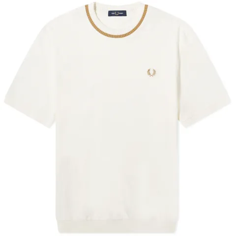 Crew Neck Pique T-Shirt