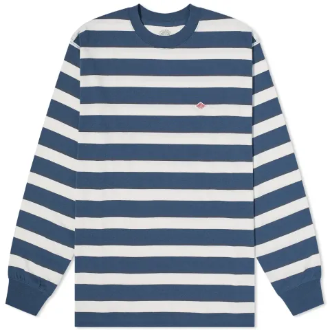 Long Sleeve Stripe Logo Tee
