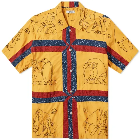 Short Sleeve Birdsong Quilted Shirt
