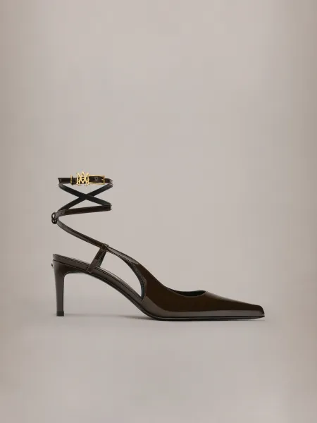 WOMEN - WOMEN'S MA KITTEN HEEL - Chocolate