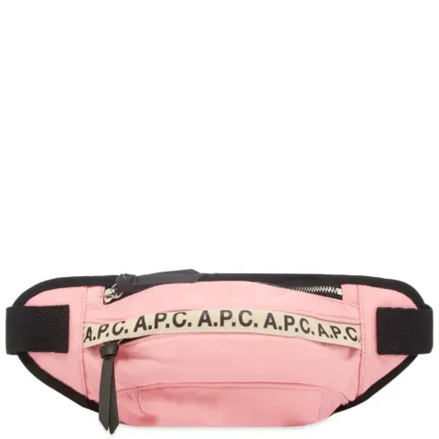 A.P.C. Tape Logo Waist Bag