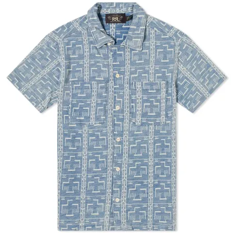 Cross Print Vacation Shirt