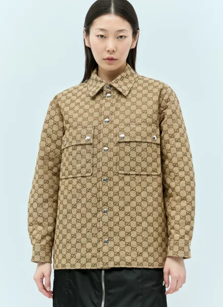 GG Canvas Overshirt