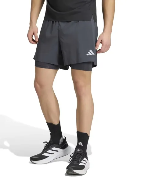 Adidas Adi365 Running Essentials 2 in 1 Shorts Black