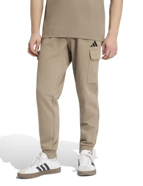 Adidas Essentials Regular Fit Cuffed Cargo Joggers Khaki