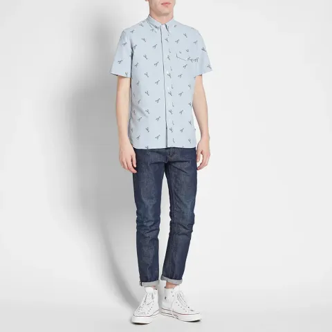 Short Sleeve Custom Fit Oxford Shirt
