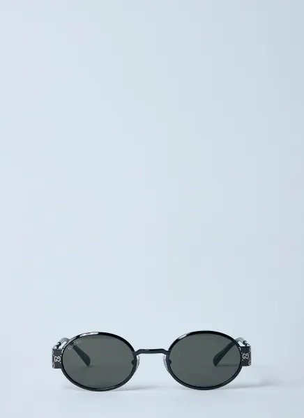 Monogram Metal Oval Sunglasses