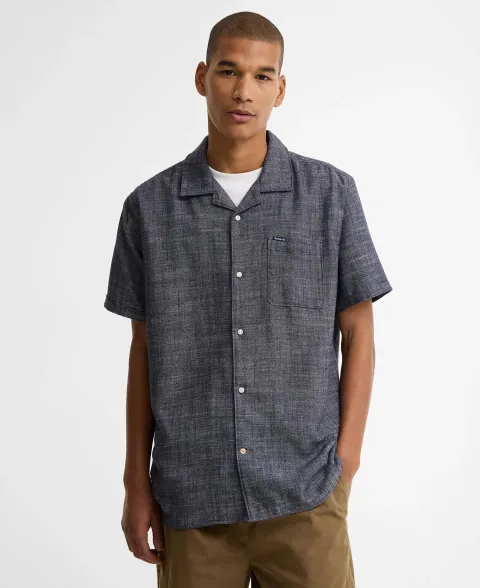 Bowston Linen-Blend Short-Sleeved Shirt