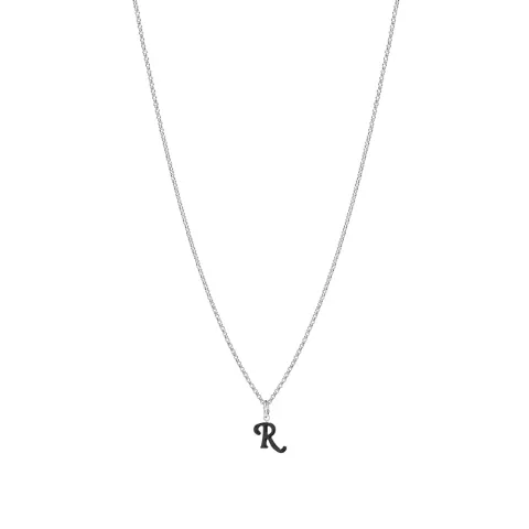 Simple R Necklace