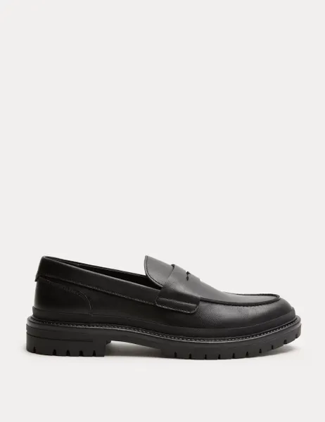 Marks & Spencer Slip-On Loafers Black