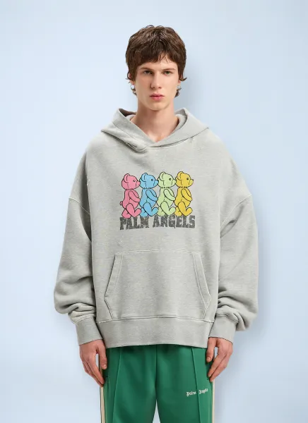 Logo Motif Hooded Sweatshirt