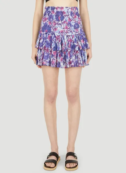 Naomi Ruffle Mini Skirt