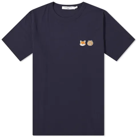 Maison Kitsuné x Line Friends Kitsuné Small Patch T-Shirt