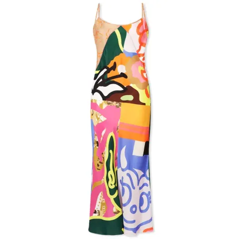 Lindberg Viscose Slip Midi Dress