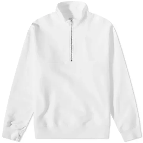 Organic Quarter Zip Crew Sweat