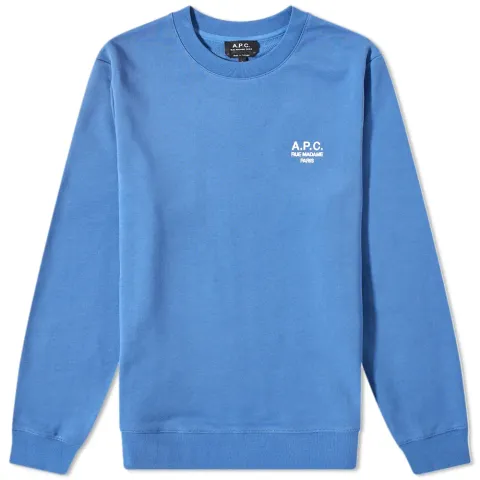 A.P.C. Rider Embroidered Logo Crew Sweat