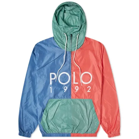 Polo 1992 Panelled Hooded Windbreaker