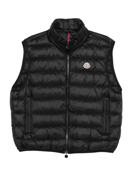 men Rocoque Down Gilet Black