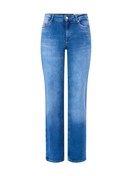 Only Blush Mid Waist Straight Jeans 32" Medium Blue Denim Medium Blue Denim