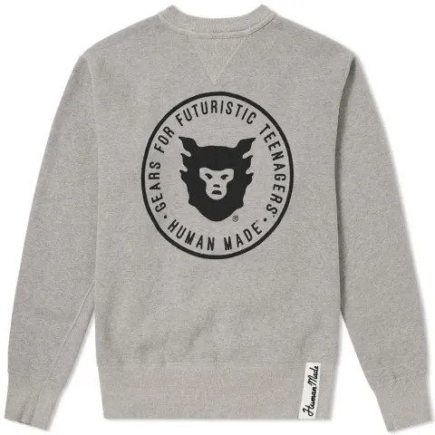 Futuristic Teenagers Crew Sweat